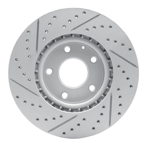 R1 13-19 Mazda Cx-5 Front Right Drilled & Slotted Geo-Carbon Rotor - 830-80080R