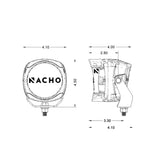 ARB Nacho 4in Offroad / SAE Combo White LED Light - PM461