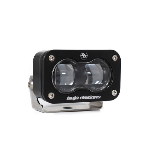 Baja Designs Universal S2 SAE Spot LED (Pair) - Clear - 237801