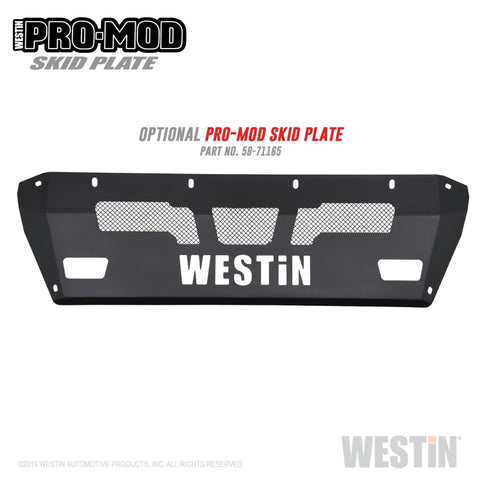 Westin 15-19 Chevrolet Silverado 2500/3500 Pro-Mod Front Bumper - Textured Black - 58-41165