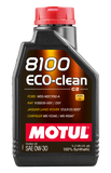Motul 1L Synthetic Engine Oil 8100 Eco-Clean 0W30 12X1L - C2/API SM/ST.JLR 03.5007 - 1L - 102888