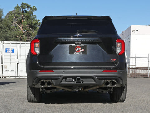 aFe MACH Force-Xp 2.5in. 304 SS C/B Exhaust 20-21 Ford Explorer V6-3.0L - Polished Tip - 49-33139-P