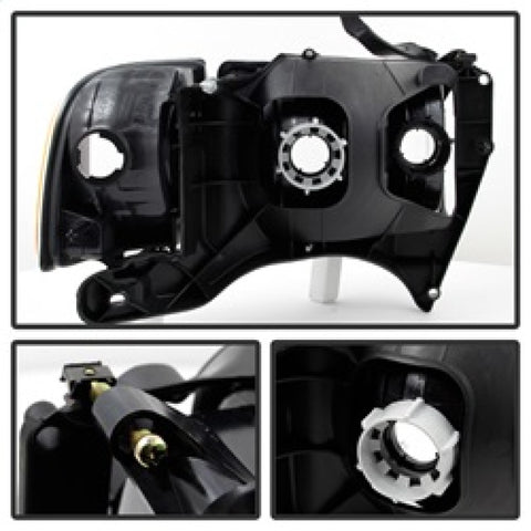 xTune Dodge Ram Sport Model Only 1999-2002 OEM Headlights Smoked HD-JH-DR99-SP-SM - 9032172