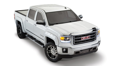 Bushwacker 14-15 GMC Sierra 1500 Fleetside Boss Pocket Style Flares 4pc 69.3/78.8/97.6in Bed - Black - 40958-02