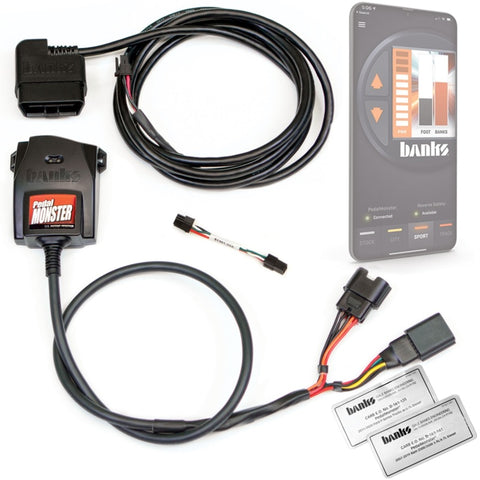 Banks Power Pedal Monster Kit (Stand-Alone) 07-19 RAM 2500/3500/11-20 Ford F-Series 6.7L Use w/Phone - 64310-C