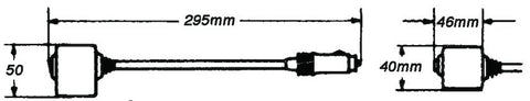 Hella Reading Lamp Black Mg12 2Ab - 004532171
