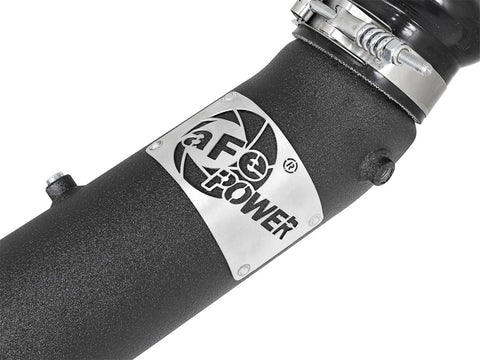 aFe BladeRunner 3in Black Intercooler Tube Cold Side 17-18 GM Diesel Trucks V8 6.6L (td) L5P - 46-20339-B