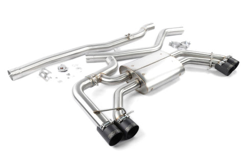 Dinan 18-25 BMW X3 M40i/X4 M40i (G01/G02) Valved Catback Exhaust System - Black Tips - D660-0099-BLK