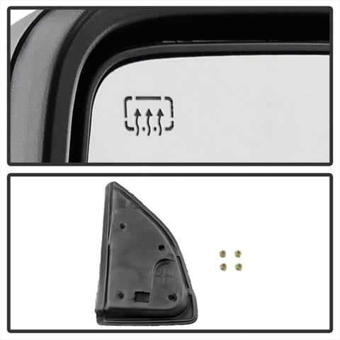 xTune Ford Superduty 08-15 L&R Extendable Power Heated Adjust Mirror Amber MIR-FDSD08S-PW-AM-SET - 9935756