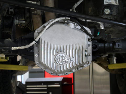 aFe 22-25 Ford Bronco Raptor V6 Rear Diff Cover - Raw w/ Machined Fins - 46-71460A
