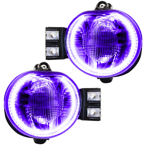 Oracle 02-05 Dodge Ram LED Fog Light Halo Kit - UV/Purple - 1121-007