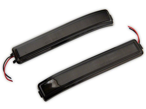 Raxiom 09-14 Ford F-150 Axial Series White LED Mirror Turn Signal- Smoked - T556986