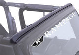 Rampage 1976-1983 Jeep CJ5 Windshield Channel - Black - 901001