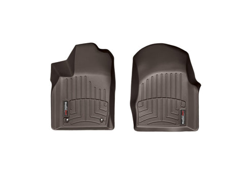 WeatherTech 2011+ Dodge Durango Front FloorLiners - Cocoa (Fits Vehicle w/No RHS Foot Rest) - 473241