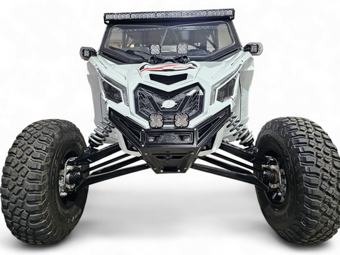Elektric Offroad 2017+ Can Am X3 Maverick Billet Front Winch Bumper Anodized Black - FWB210035