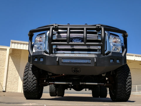 Road Armor 11-16 Ford F-250 Stealth Front Bumper w/Intimidator Guard - Tex Blk - 6114R3B-NW