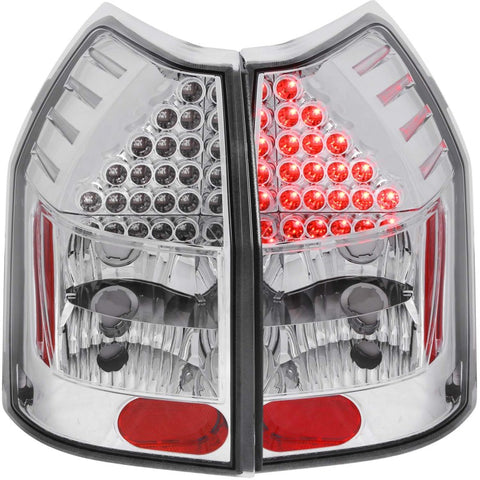 ANZO 2005-2008 Dodge Magnum LED Taillights Chrome - 321016