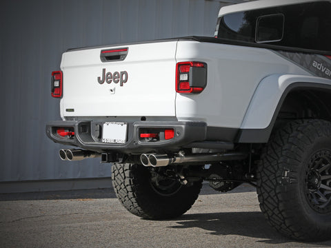 aFe Vulcan Series 3in 304SS Cat-Back 21 Jeep Gladiator V6-3.0L (td) - Dual Polished Tip - 49-38095-P