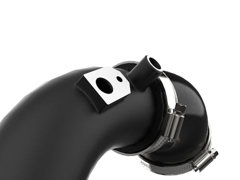 aFe BladeRunner 2 1/2in Intercooler Hot Side Charge Pipe 18-21 Jeep Wrangler JL L4-2.0L (t) - Black - 46-20468-B