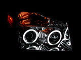 ANZO 2004-2007 Nissan Armada Projector Headlights w/ Halo Chrome (CCFL) - 111094
