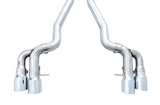 AWE Tuning 18-19 BMW M5 (F90) 4.4T AWD Axle-Back Exhaust - Track Edition (Chrome Silver Tips) - 3020-42069