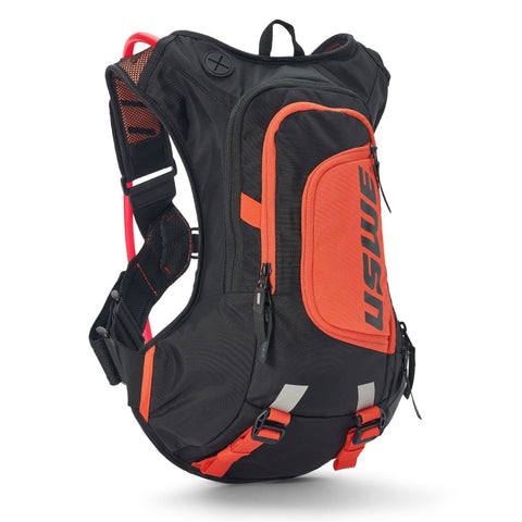 USWE Moto Hydro Hydration Pack 8L - Black/Factory Orange - 2083438