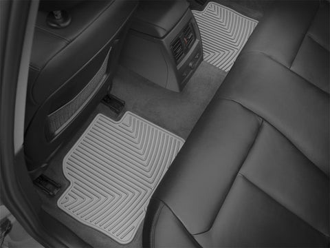 WeatherTech 12+ BMW 3-Series (F30) Rear Rubber Mats - Grey - W268GR