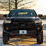 Form Lighting 2016-2023 Toyota Tacoma LED Projector Headlights with Selectable DRL Chrome (Pair) - FL0112