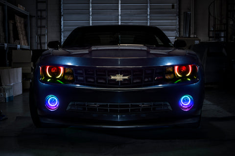 Oracle Chevrolet Camaro 10-13 LED Fog Halo Kit - ColorSHIFT - 1103-333