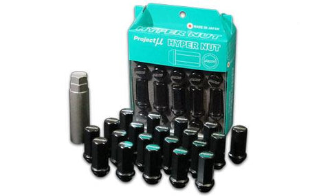 Project Mu Hyper Lug Nut M12 x 1.50 - Black - PHPNP150B