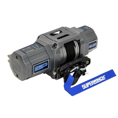 Superwinch 4500 LBS 12V DC 1/4in x 40ft Synthetic Rope Hawse Fairlead SP 45SR Winch - 1145250