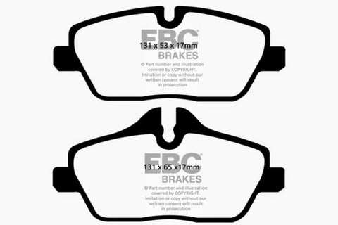 EBC 14+ Mini Hardtop 1.5 Turbo Cooper Greenstuff Front Brake Pads - DP22056