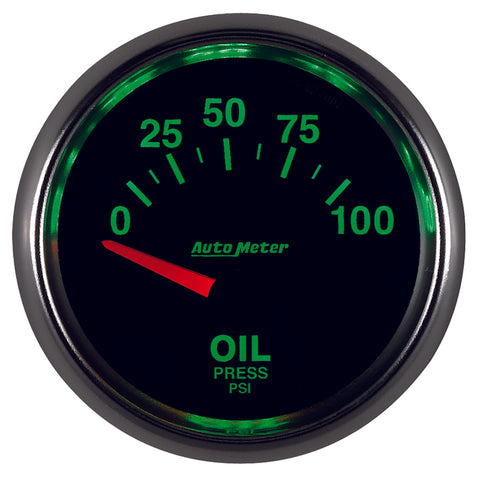 Autometer GS 0-100 PSI Short Sweep Electronic Oil Pressure Gauge - 3827