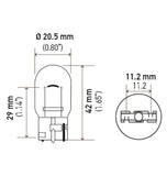 Hella Bulb 7441 12V 27W W3X16d T6.5 - 7441