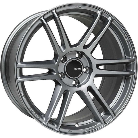 Enkei TSR-6 18x9.5 5x100 45mm Offset 72.6mm Bore Titanium Gray Wheel - 530-895-8045GR