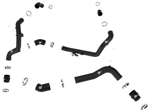 aFe 20-23 Ford Explorer ST V6 3.0L (tt) BladeRunner Aluminum Hot and Cold Charge Pipe Kit - Black - 46-20654-B