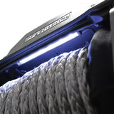 Superwinch 12000 LBS 12V DC 3/8in x 80ft Synthetic Rope SX 12000SR Winch - Graphite - 1712201