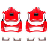 Power Stop 00-05 Buick LeSabre Front Red Calipers w/Brackets - Pair - S4638A