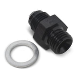Russell Performance -6 AN Flare to 14mm x 1.5 Metric Thread Adapter (Black ) - 670523