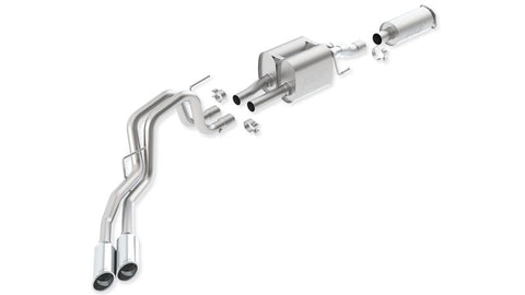 Borla 10-12 Ford F-150 Raptor 6.2L V8 2/4WD AT Touring SS Catback Exhaust - 140404