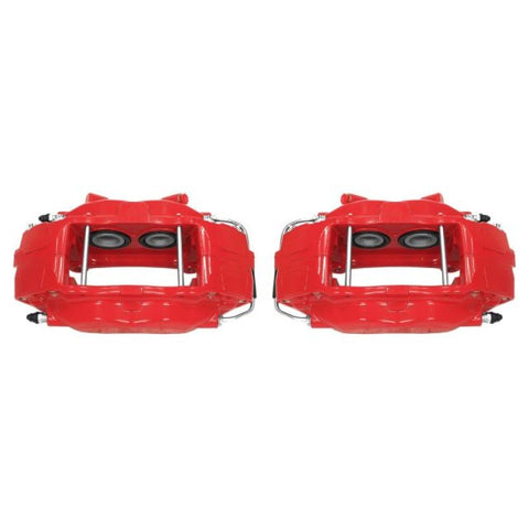 Power Stop 07-14 Ford Mustang Front Red Calipers w/o Brackets - Pair - S5128