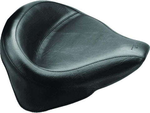 Mustang 00-15 Harley Softail Standard Rear Tire Wide Touring Solo Seat - Black - 76181