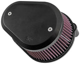 K&N Street Metal Intake System Flare - Black LG Capacity for Harley Davidson - RK-3947XB