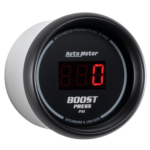 Autometer SportComp 52mm Digital 0-60 PSI Boost Gauge - 6370