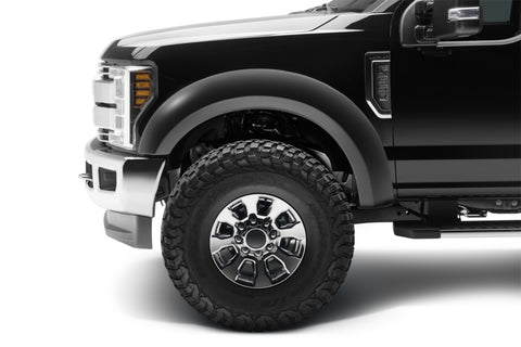 Bushwacker 17-18 Ford F-250 Super Duty Extend-A-Fender Style Flares 4pc - Black - 20943-02
