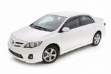 AVS 09-13 Toyota Corolla Ventvisor In-Channel Front & Rear Window Deflectors 4pc - Smoke - 194073