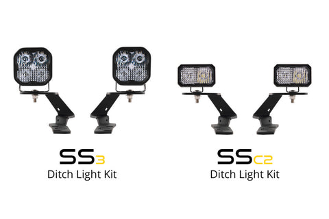 Diode Dynamics 19-21 Ford Ranger Sport SS3 LED Ditch Light Kit - White Combo - DD6583