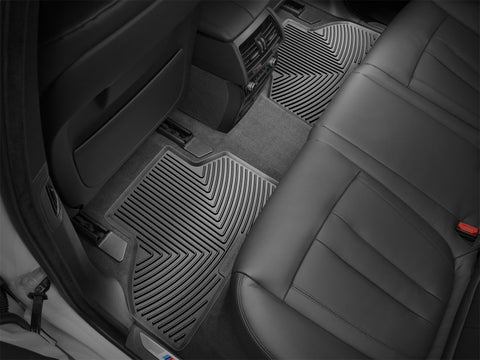 WeatherTech 2014+ BMW X5 Rear Rubber Mats - Black - W326