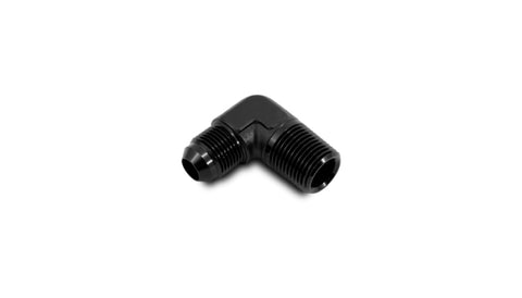 Vibrant -10AN to 3/8in NPT 90 Degree Elbow Adapter Fitting - 10259