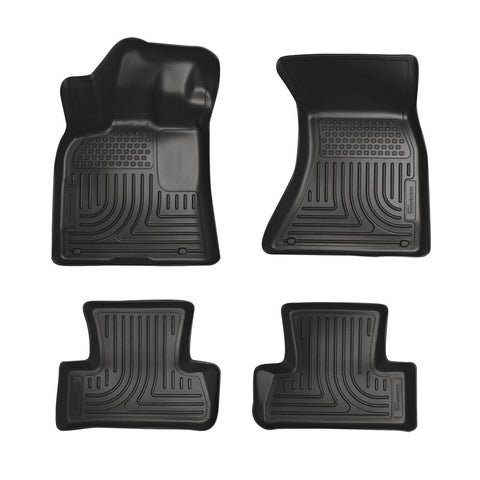Husky Liners 11-12 Dodge Charger/Chrysler 300 (AWD Only) WeatherBeater Combo Black Floor Liners - 98081